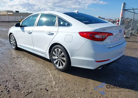 2015 Hyundai Sonata Sport z USA, uszkodzony, nr VIN 5NPE34AFXFH045059